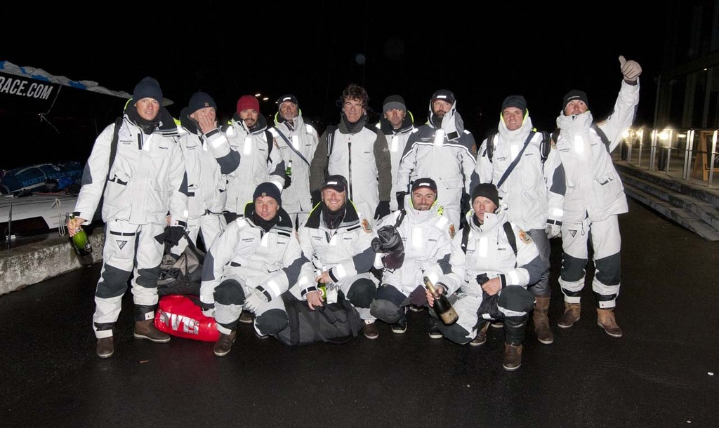 Team Russia, after winning the Nord Stream Race 2012 &copy; onEdition http://www.onEdition.com